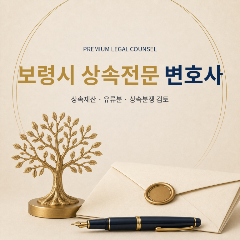 보령시 상속전문 변호사