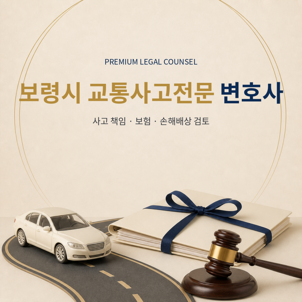 보령시 교통사고전문 변호사