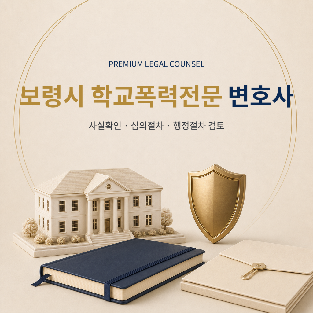 보령시 학교폭력전문 변호사
